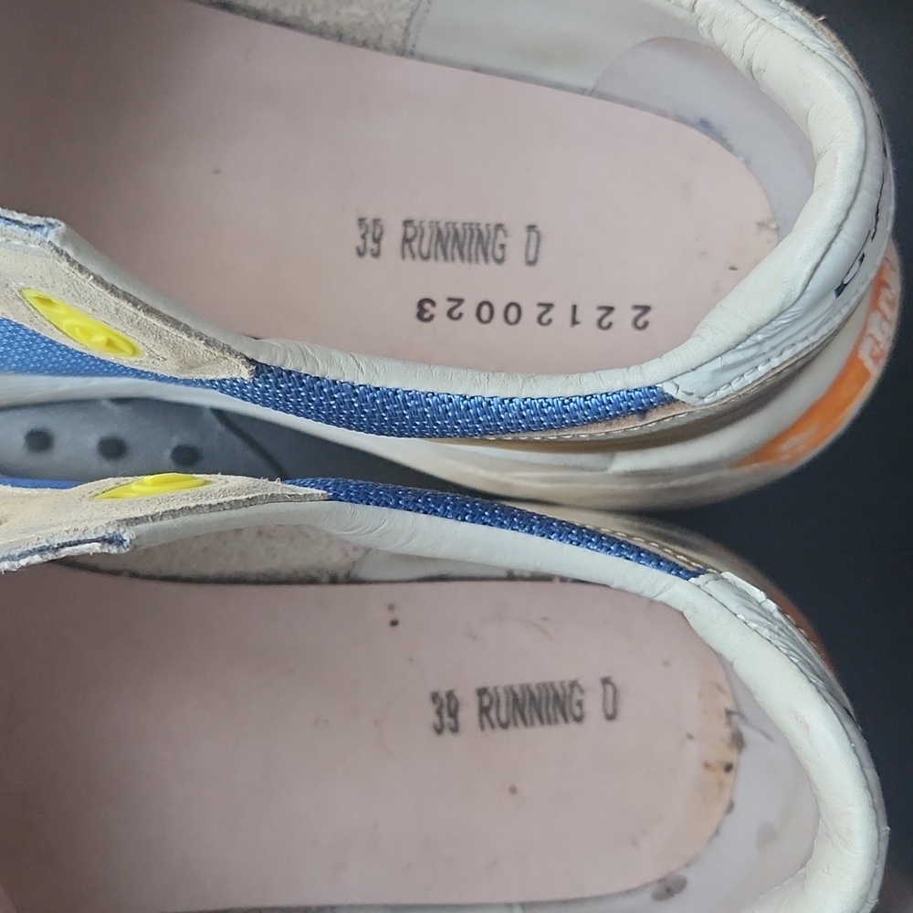 Golden Goose Running Size 39 Sneakers Beige and Blue - Picture 14 of 16